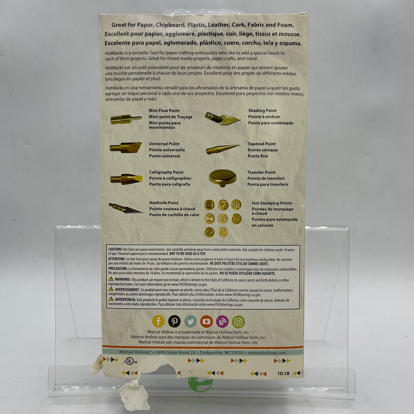 New Walnut Hollow HotMarks For Mixed Media Projects 24422