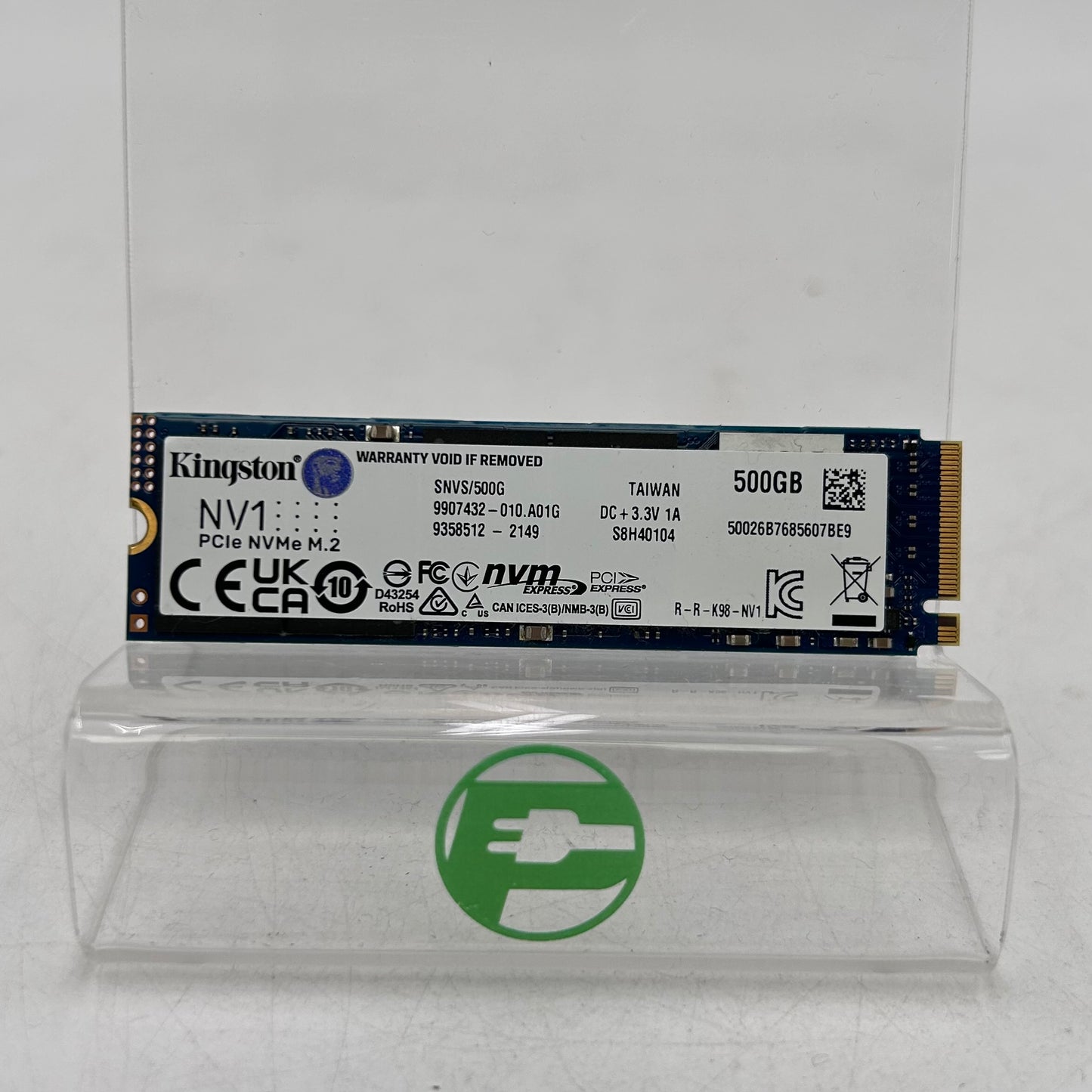 Kingston 2280mm NV1 500GB M.2 NVMe Gen 3.0 x 4 SSD SNVS/500G