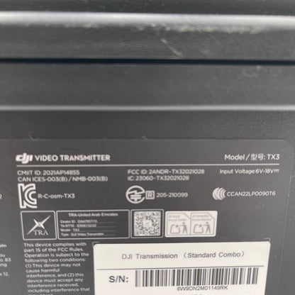 DJI Transmission Standard Combo Wireless Video Transmission System TX3/RX3