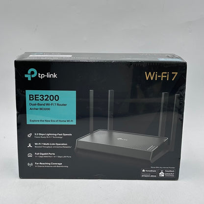 New TP-Link Archer BE3200 Dual Band WiFi 7 Router