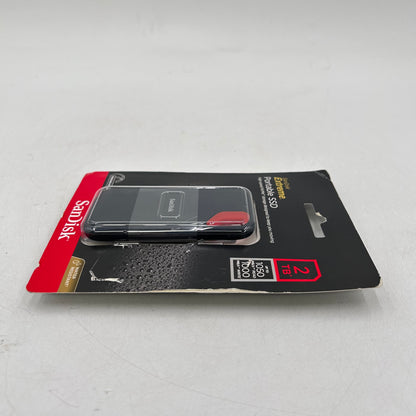 New SanDisk Portable Extreme Portable SSD 2TB USB-C to USB-C SSD SDSSDE61-2T00