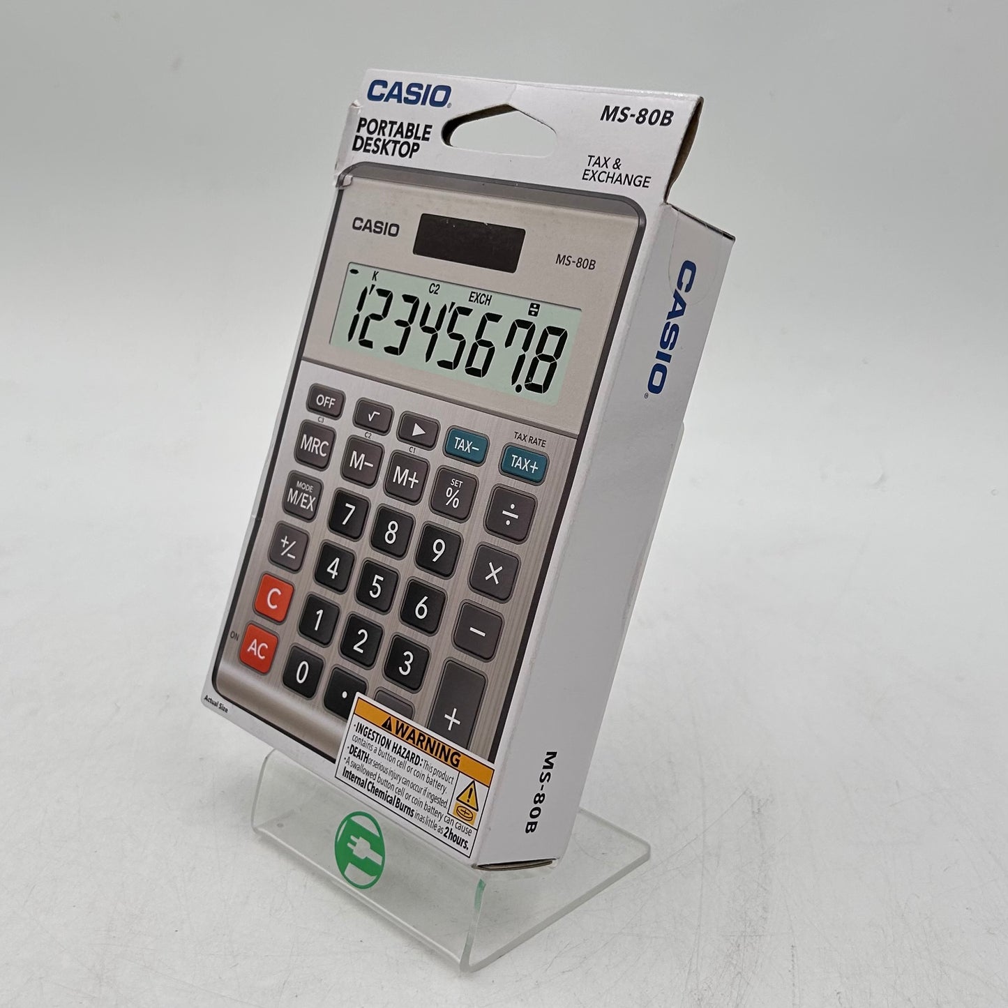 New Casio MS-80B Electronic Calculator
