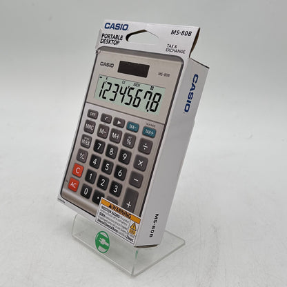 New Casio MS-80B Electronic Calculator