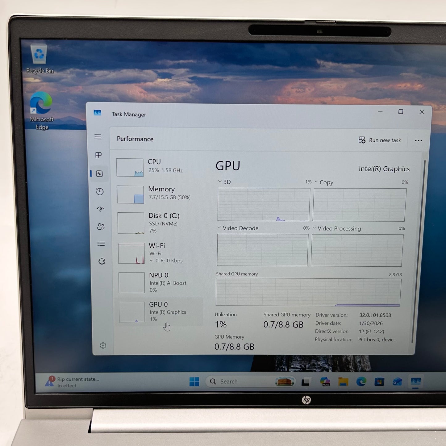 HP ProBook 440 G11 14" Core Ultra 5 125U 1.3GHz 16GB RAM 256GB SSD