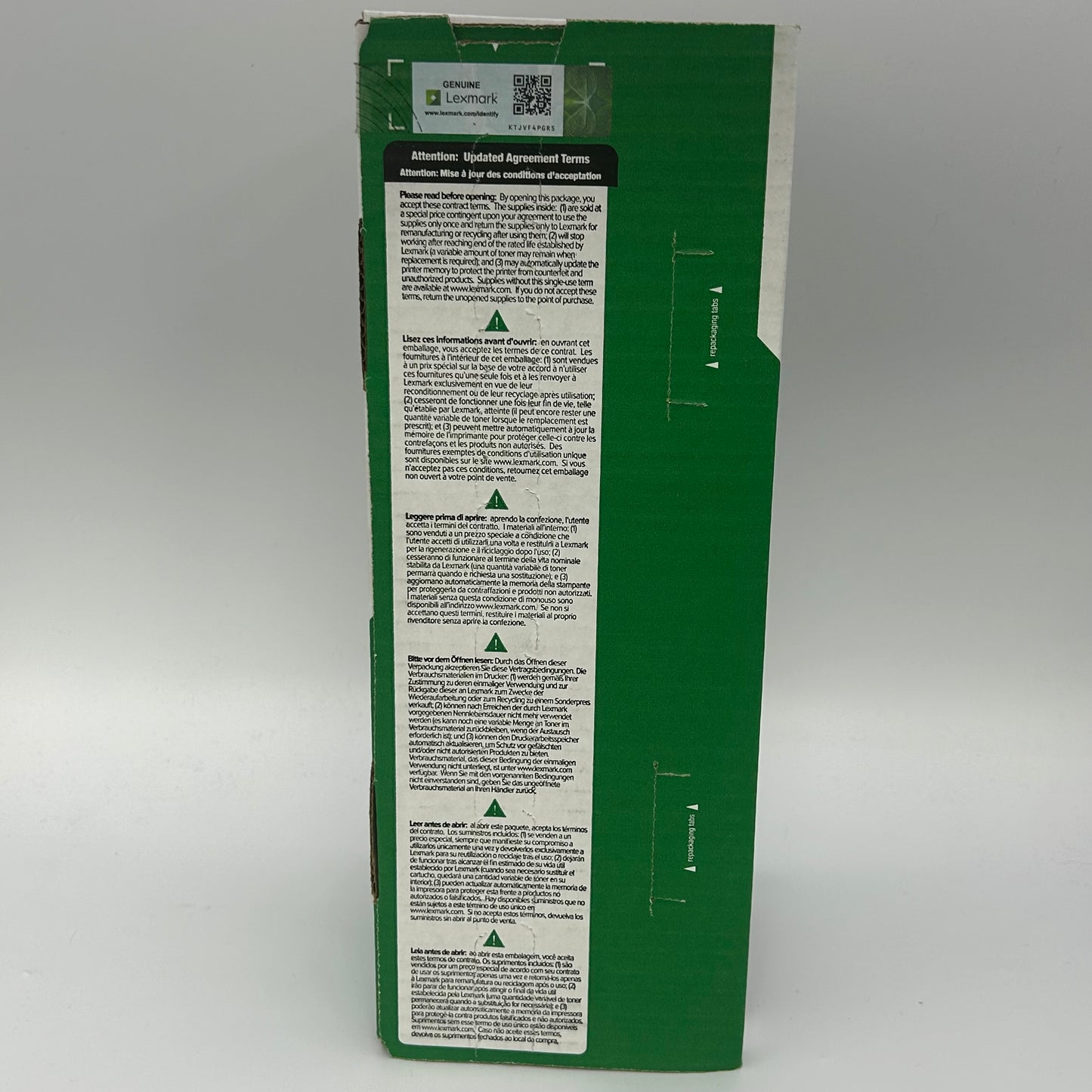 New Lexmark 60F1H00 Toner Cartridge