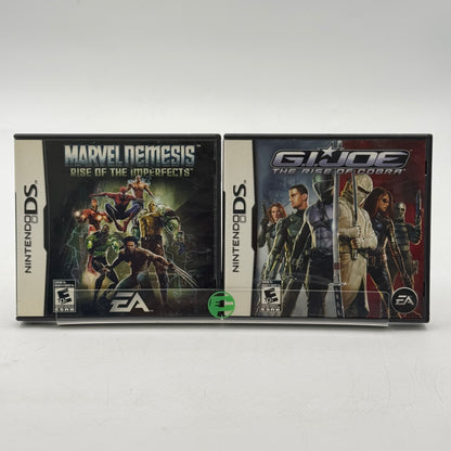 Lot of 2 Nintendo DS Games - Marvel Nemesis | G.I.Joe