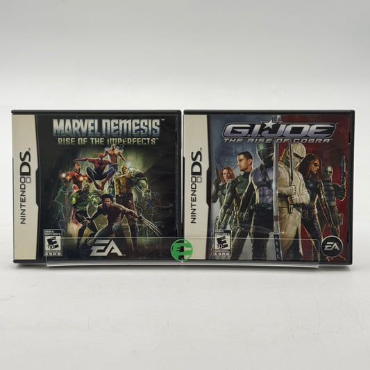 Lot of 2 Nintendo DS Games - Marvel Nemesis | G.I.Joe