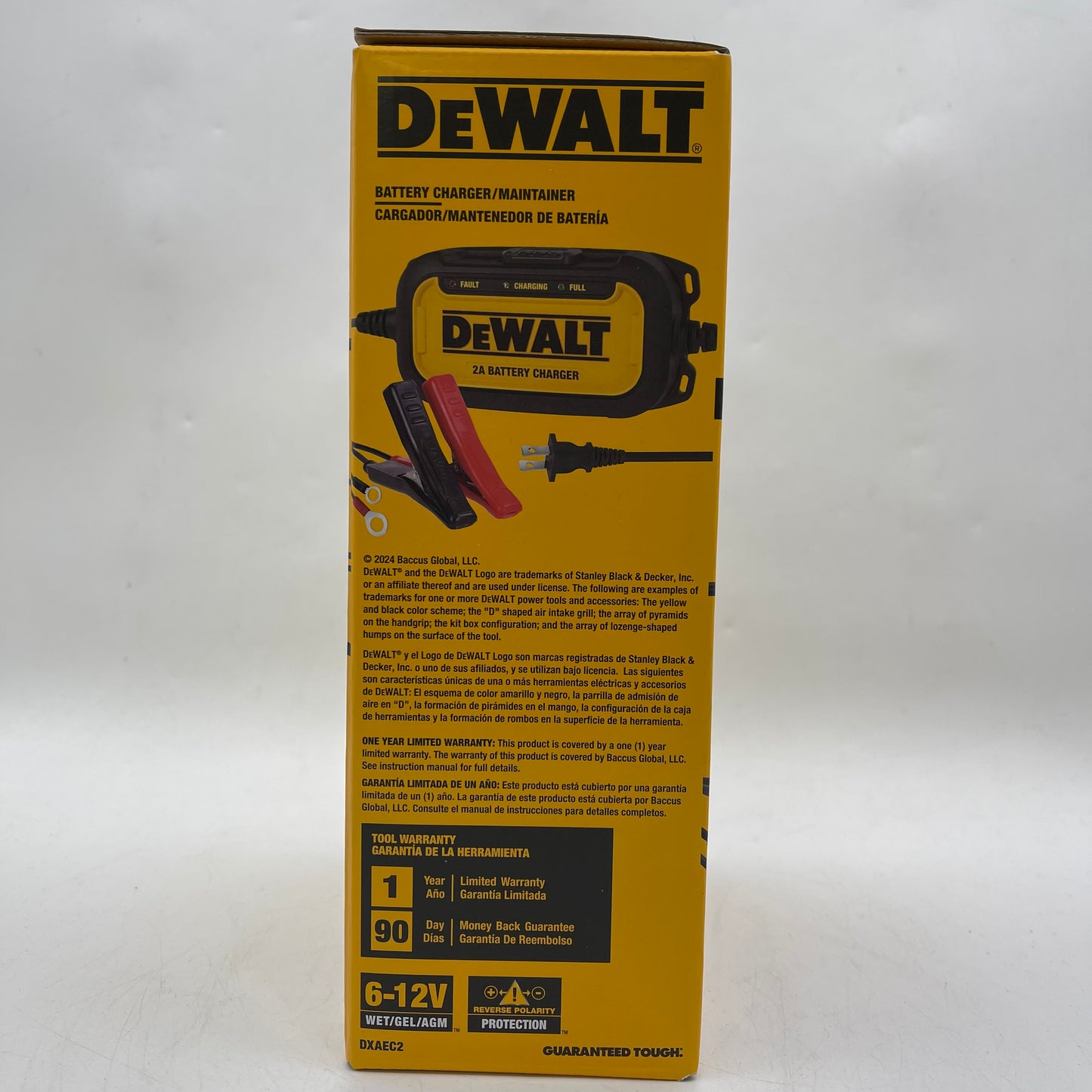 New DeWalt DXAEC2 12V Battery Charger/ Maintainer