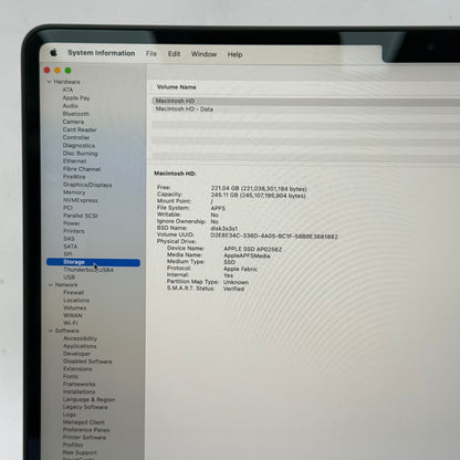 2022 Apple MacBook Air 13.6" M2 8C GPU 3.5GHz 8GB RAM 256GB SSD A2681