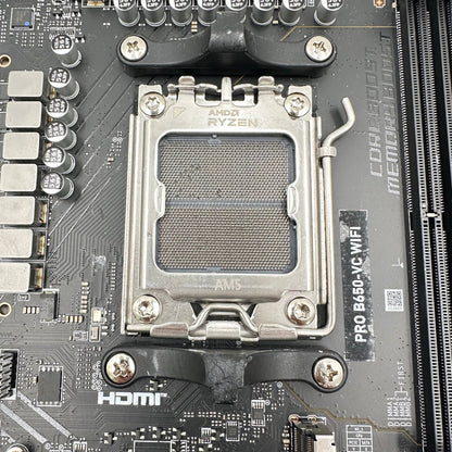 MSi PRO B650-VC WIFI AM5 ATX Motherboard Unit Only READ