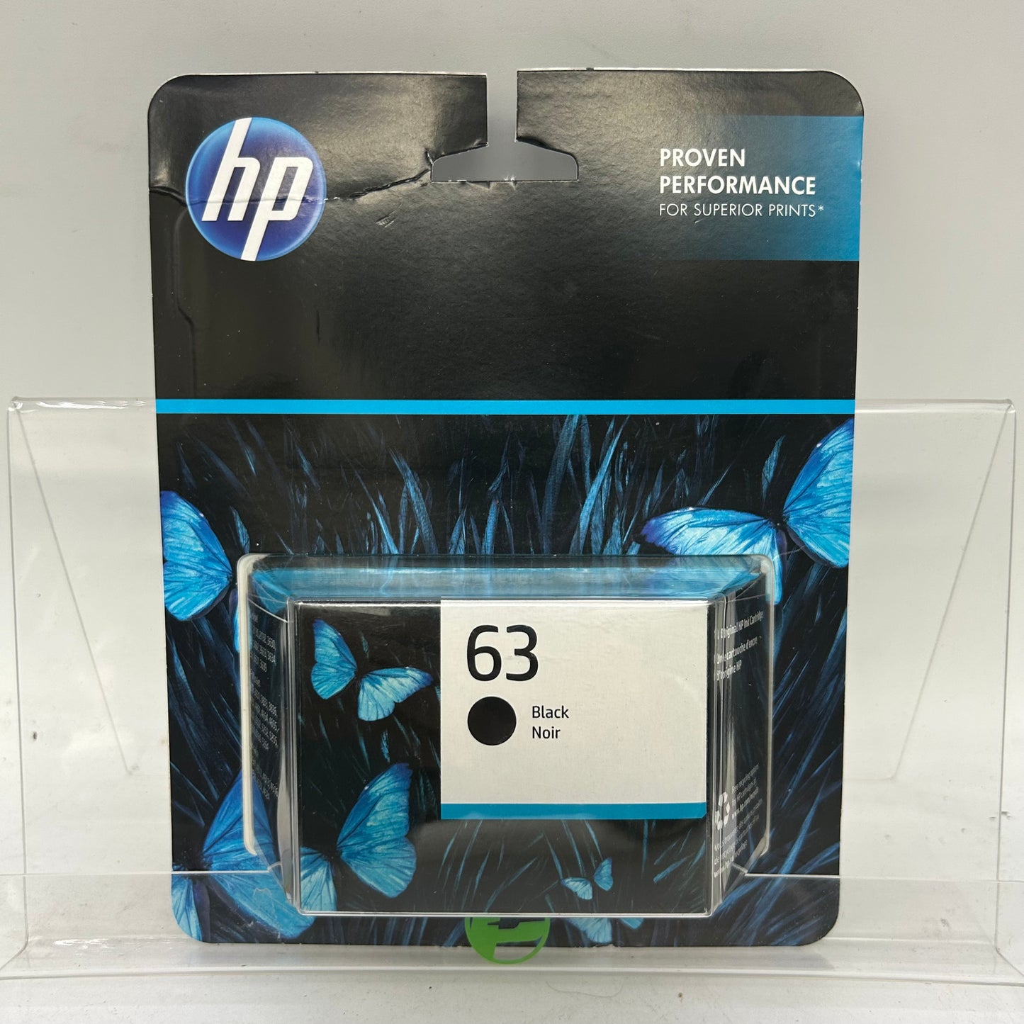 New HP 63 F6U62AN Black Noir Ink Cartridge