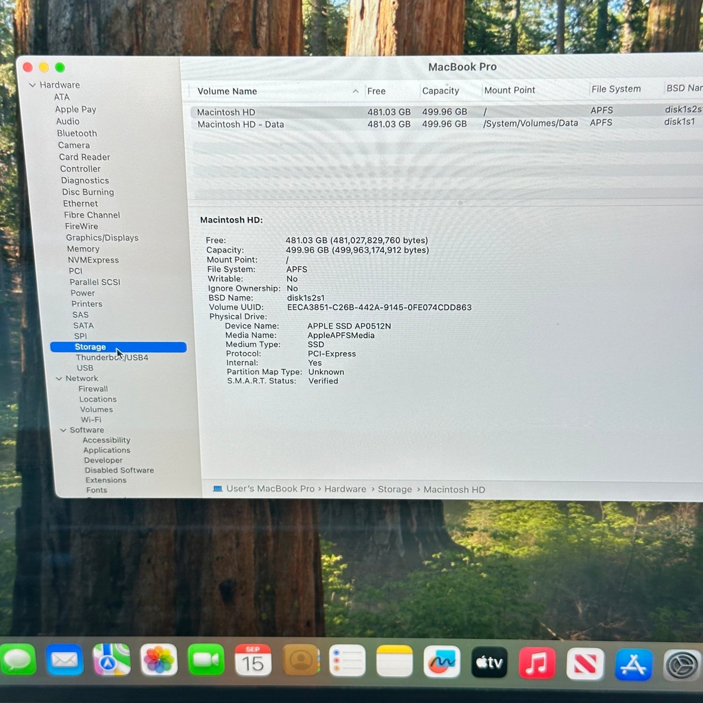 2019 Apple MacBook Pro 16" i7-9750H 2.6GHz 32GB RAM 512GB SSD 5300M A2141