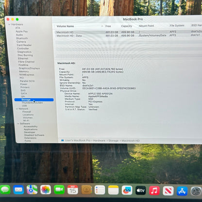 2019 Apple MacBook Pro 16" i7-9750H 2.6GHz 32GB RAM 512GB SSD 5300M A2141