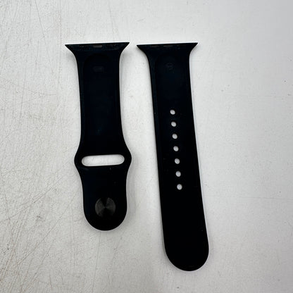 GPS Only Apple Watch SE 2nd Gen 44MM Black Aluminum Black Sport Band A2723