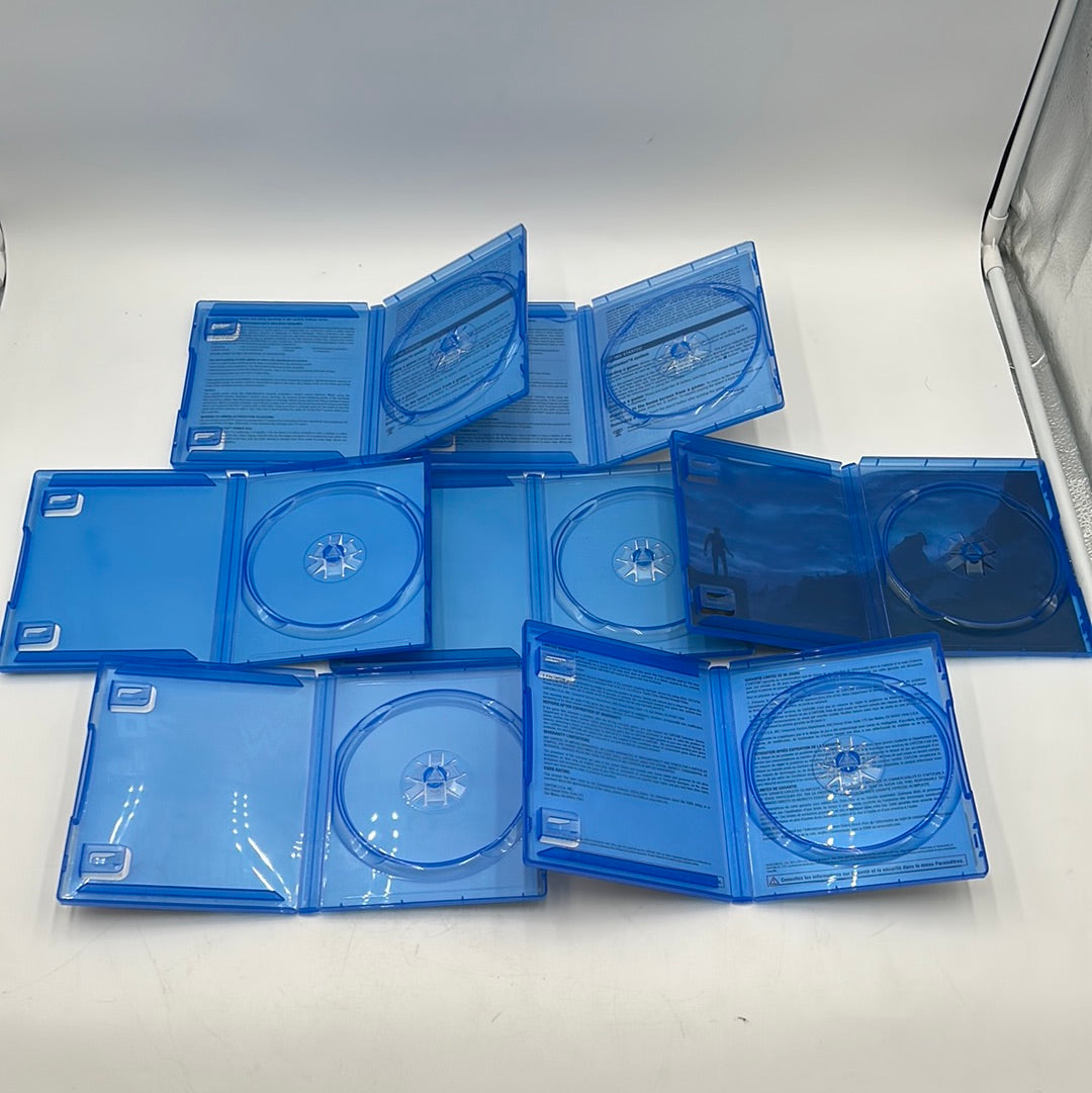 Lot of 7 Sony PlayStation 4 PS4 Replacement Case Only NO DISCS