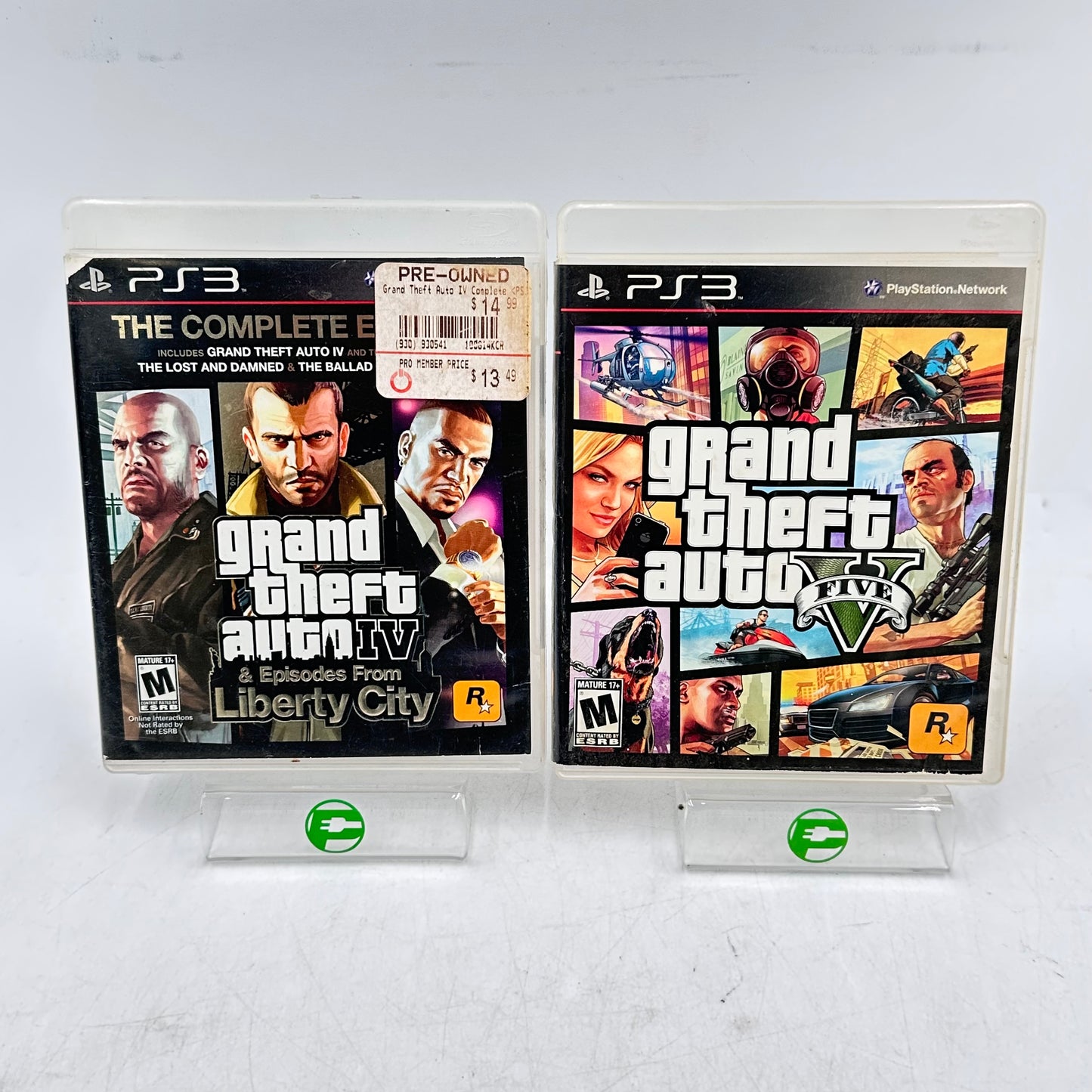 Lot of 2  PlayStation 3 PS3 Games Grand Theft Auto (GTA) IV & V