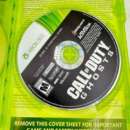 Lot of 2 Microsoft Xbox 360 Games [COD Ghosts & AC Brotherhood]