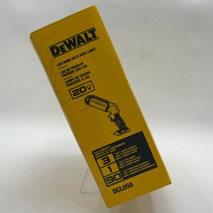 New DeWalt DCL050 20V MAX Led Hand Held Area Light