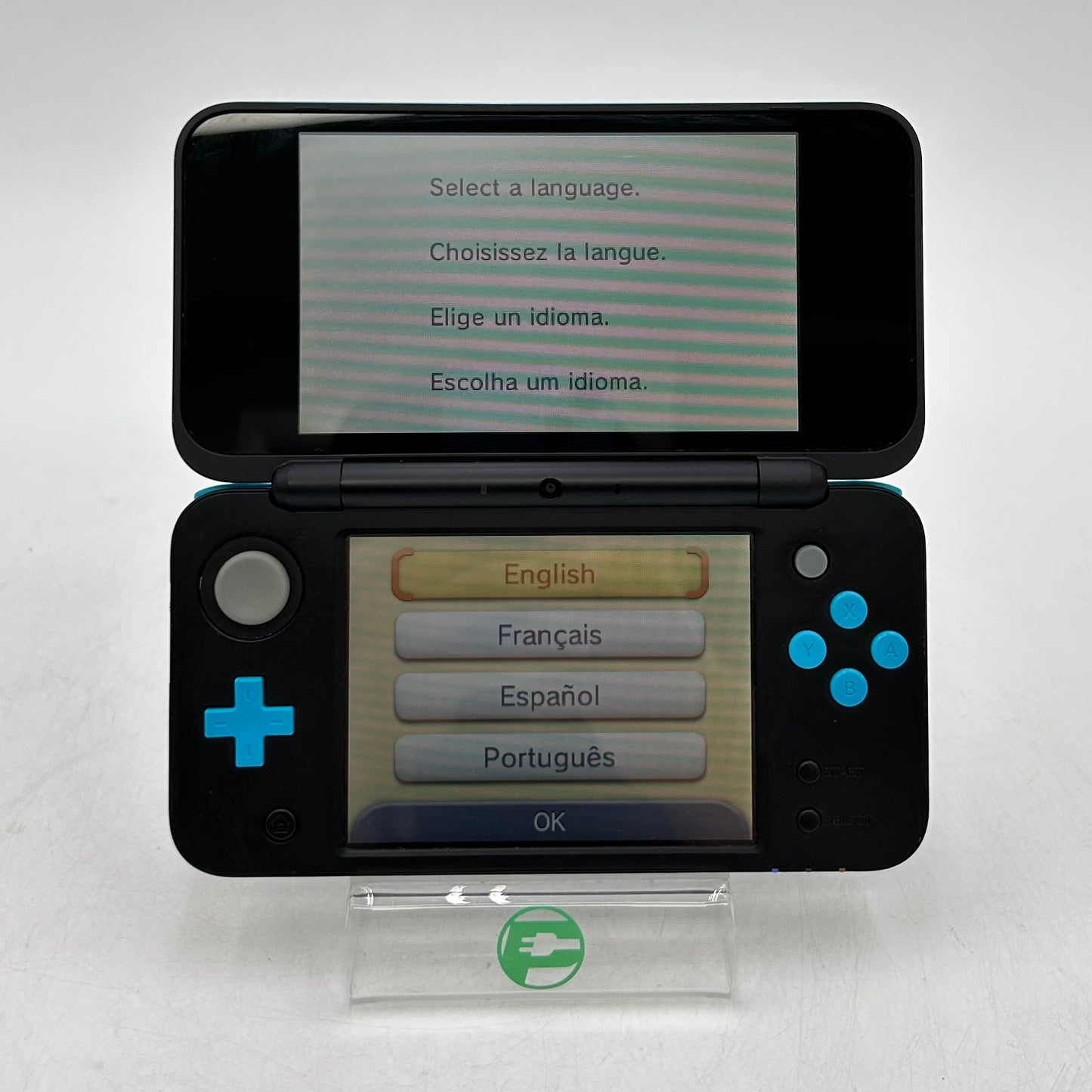 New Nintendo 2DS XL Handheld Game Console JAN-001 Black/Turquoise