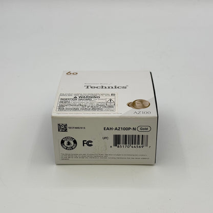 New Technics Digital Wireless Stereo Earphones Gold AZ100