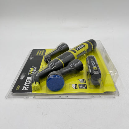 New Ryobi FVG52K 4V Detail Scrubber Kit