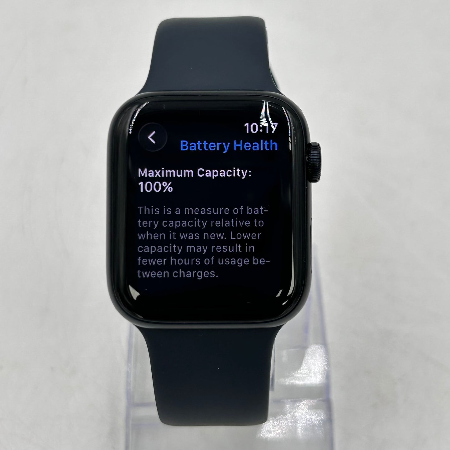 Unlocked Apple Watch SE 2nd Gen 44MM Black Aluminum Gray Sport Loop MXG23LL/A