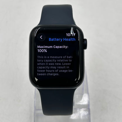 Unlocked Apple Watch SE 2nd Gen 44MM Black Aluminum Gray Sport Loop MXG23LL/A