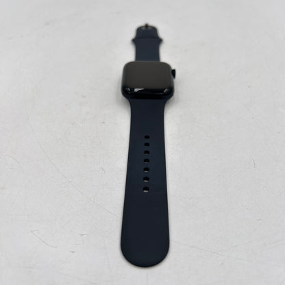 Unlocked Apple Watch SE 2nd Gen 44MM Midnight Aluminum Black Band MA9L4LL/A