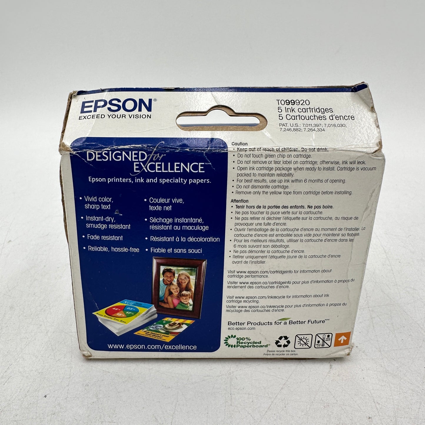 New Epson 99 C13T099920 C/M/Y/LC/LM 5-Pack Ink Cartridge