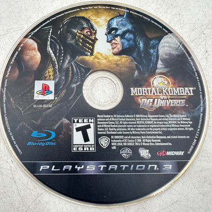 Mortal Kombat vs. DC Universe (Sony PlayStation 3 PS3, 2008) + Bonus BluRay Disc