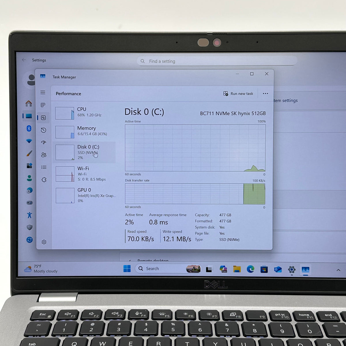 Dell Latitude 5420 14" i7-1185G7 3.0GHz 16GB RAM 512GB SSD