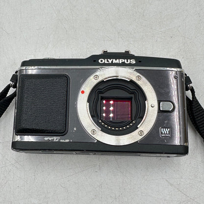 Olympus Pen E-P2 12.3MP Micro-FourThirds Mirrorless Camera 28460 SC READ