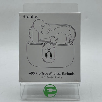 New Btootos A90 Pro True Wireless Earbuds White