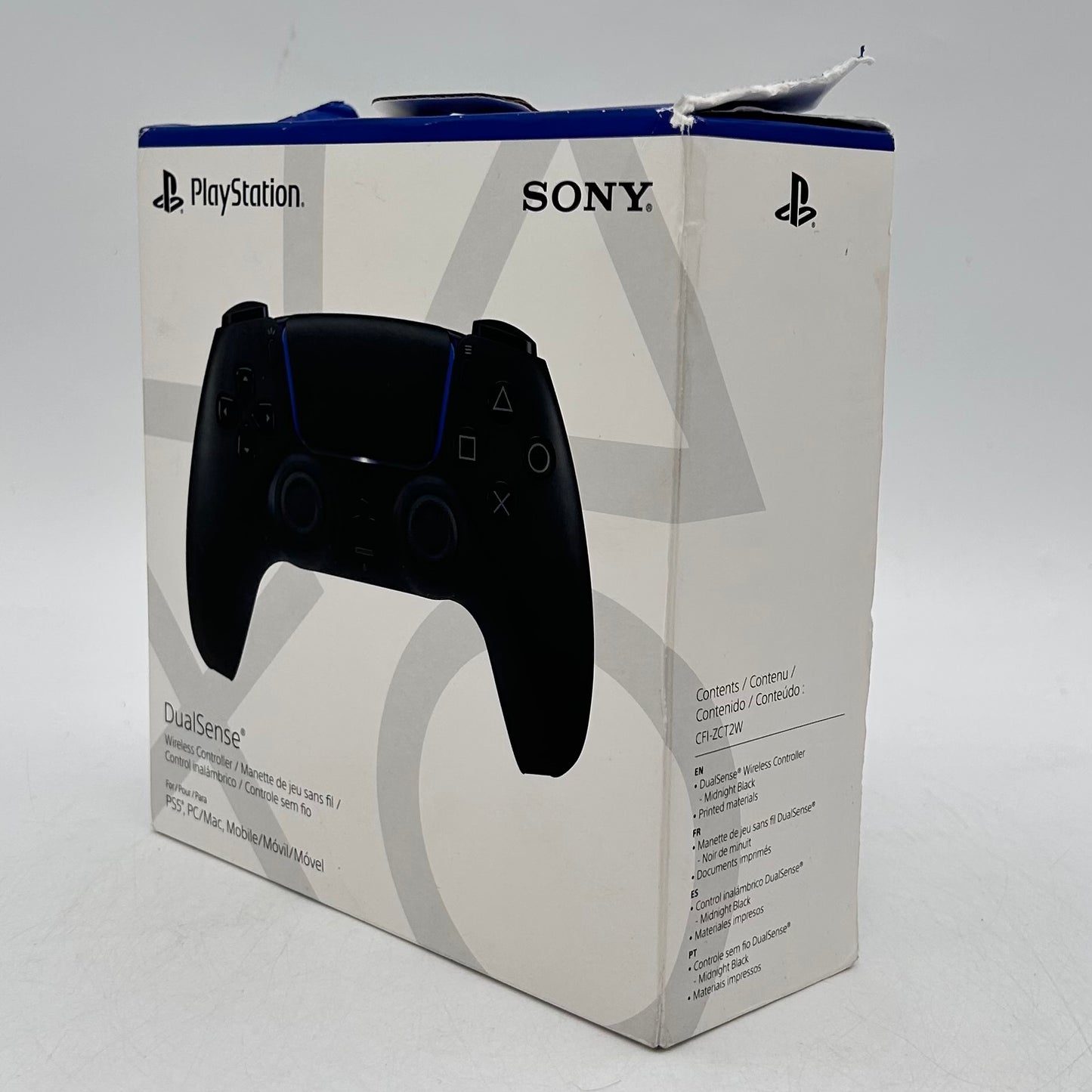 New Sony PlayStation 5 DualSense Wireless Controller Midnight Black CFI-ZCT2W