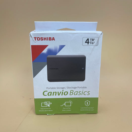 Toshiba Canvio Basics 4TB Hard Drive HDTB540XK3CA