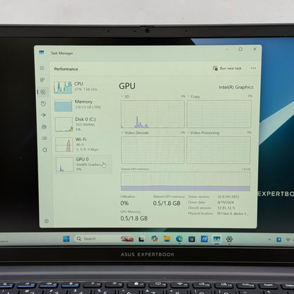 Asus Expertbook B1403CTA 14" N150 0.8GHz 4GB RAM 128GB SSD