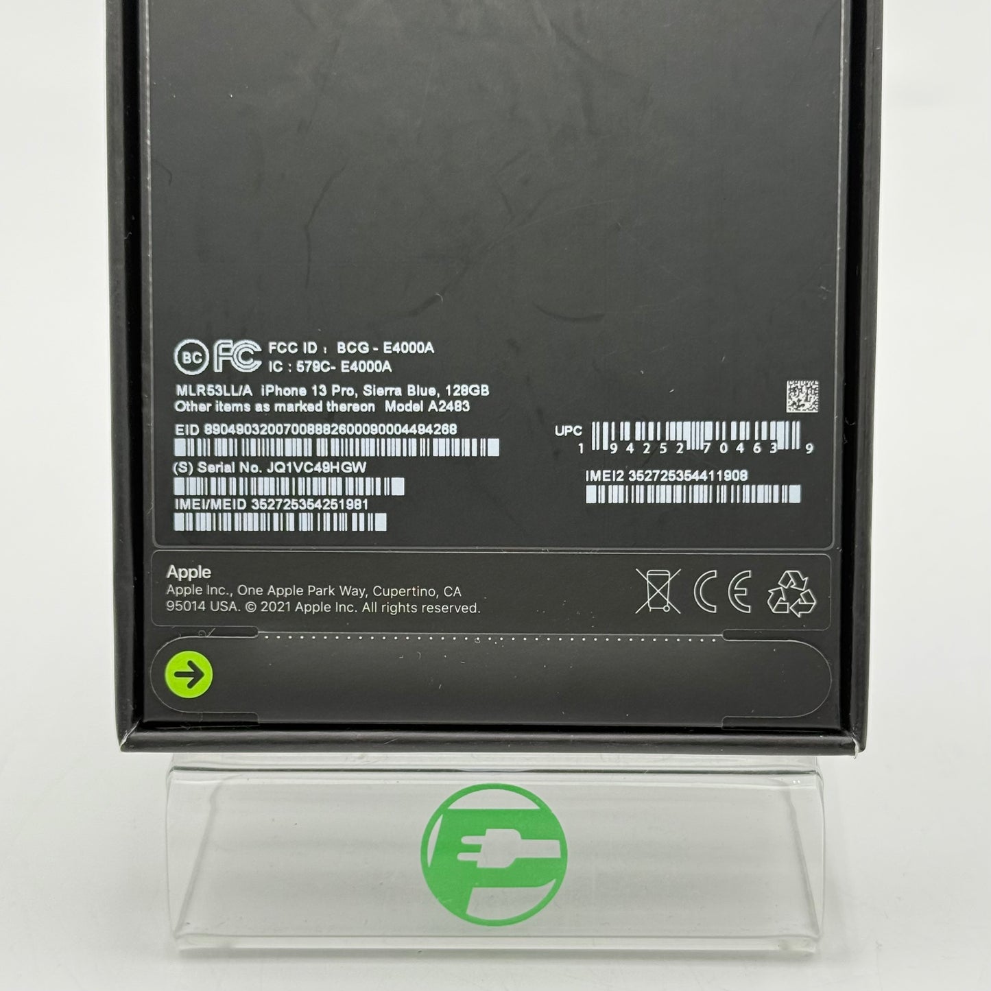 New Factory Unlocked Apple iPhone 13 Pro 128GB Sierra Blue MLR53LL/A
