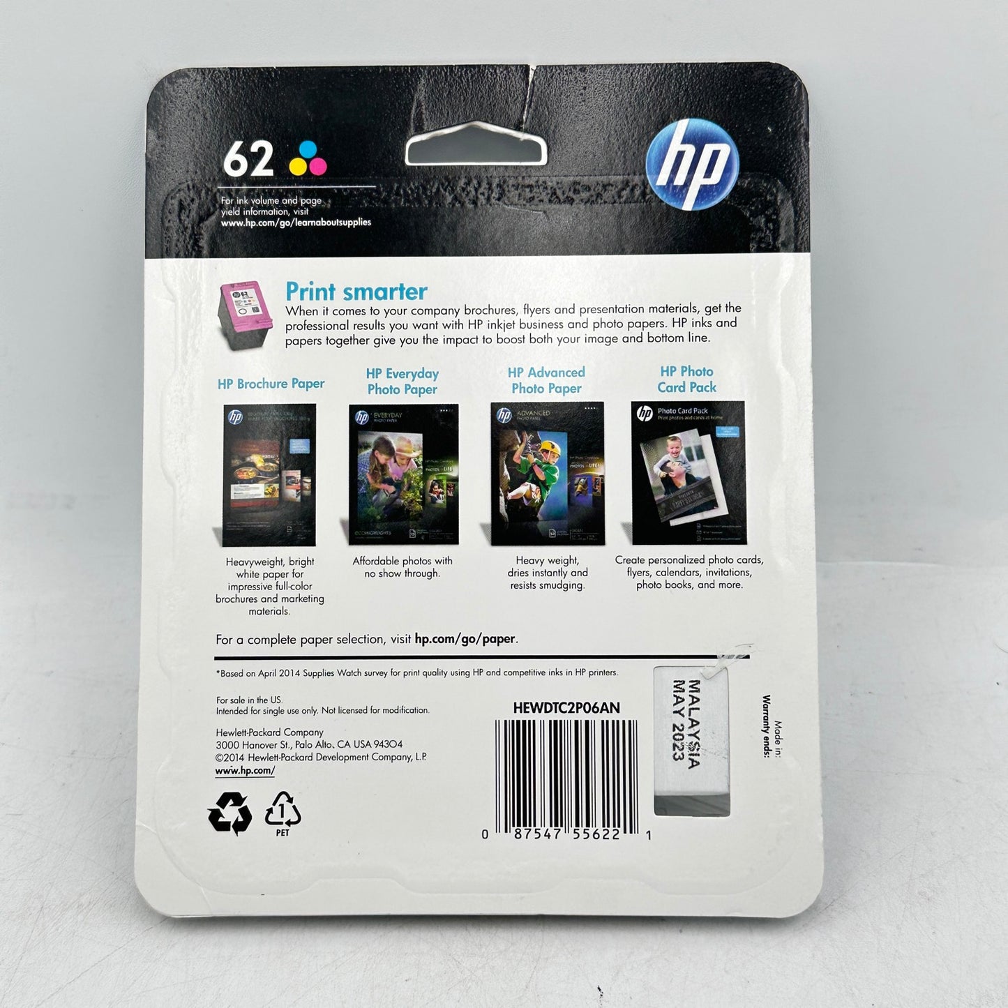 HP 62 C2P06AN Tri-color Ink Cartridge