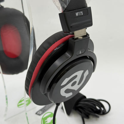 Numark Over-Ear Wired Professional DJ/Studio Monitor Headphone Black/Red HF175