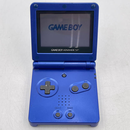 Nintendo Game Boy Advance SP Handheld Game Console Only AGS-001 Cobalt Blue