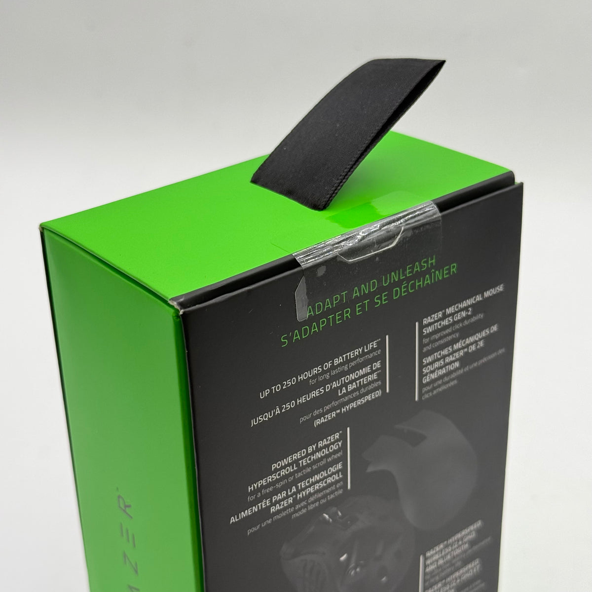 New Razer Naga V2 Hyperspeed RZ01-0360 Wireless Gaming Mouse Black