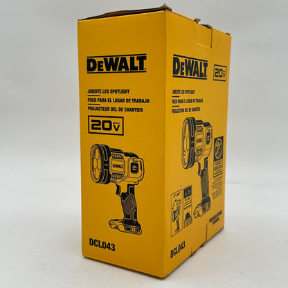 New DeWalt DCL043 20V MAX Jobsite LED Spotlight