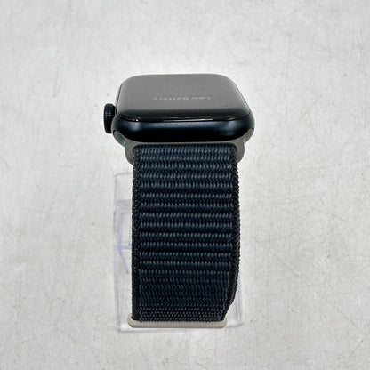 GPS Only Apple Watch SE 2nd Gen 40MM Midnight Aluminum Blue Nylon Band