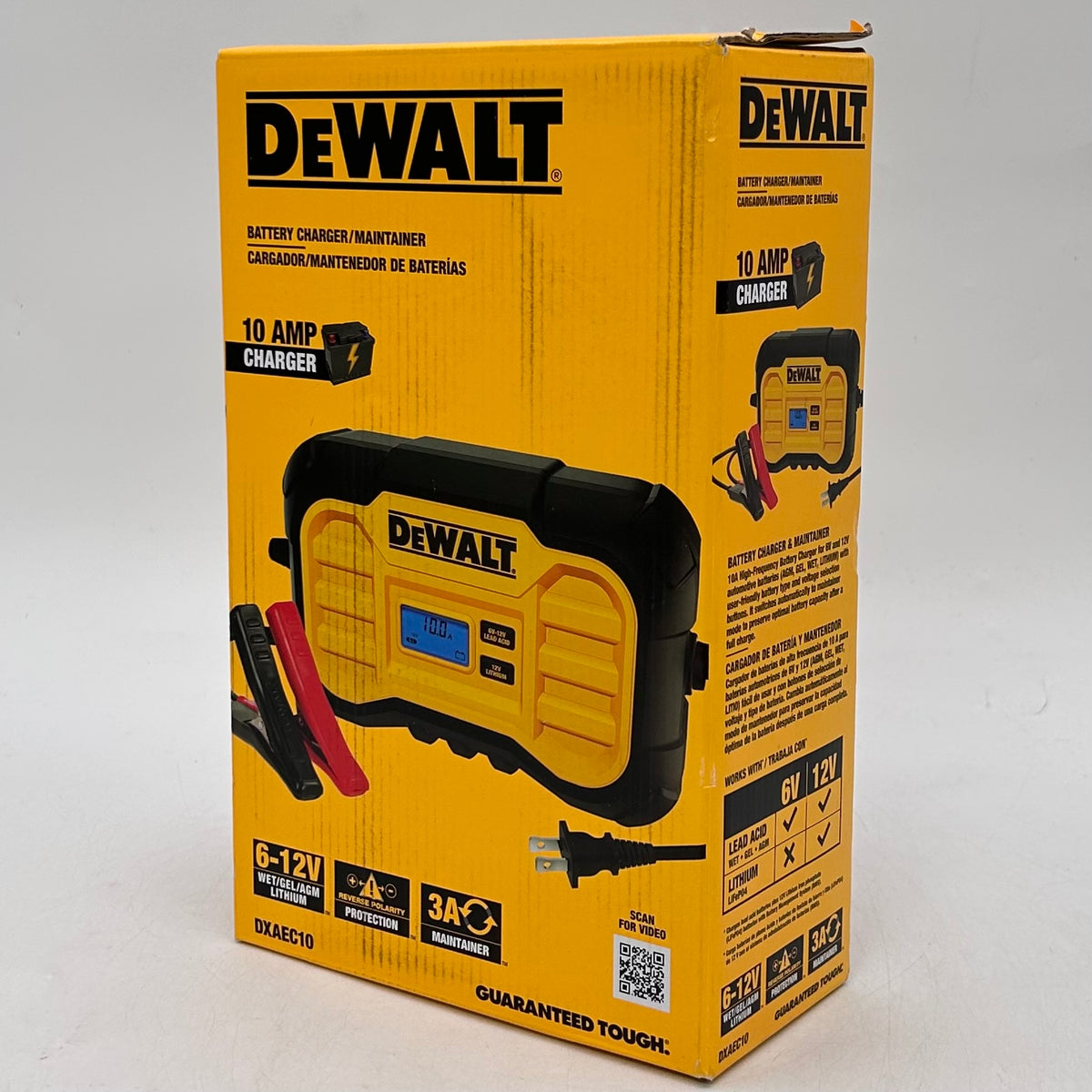 New DeWalt DXAEC10 12V Battery Charger/Maintainer