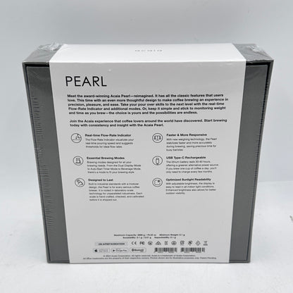 New Acaia Pearl Coffee Scale