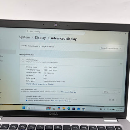 Dell Latitude 5420 14" i5-1145G7 2.6GHz 8GB RAM 256GB SSD