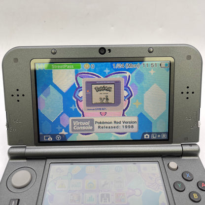 Nintendo 3DS XL Handheld Game Console RED-001 Metallic Gray