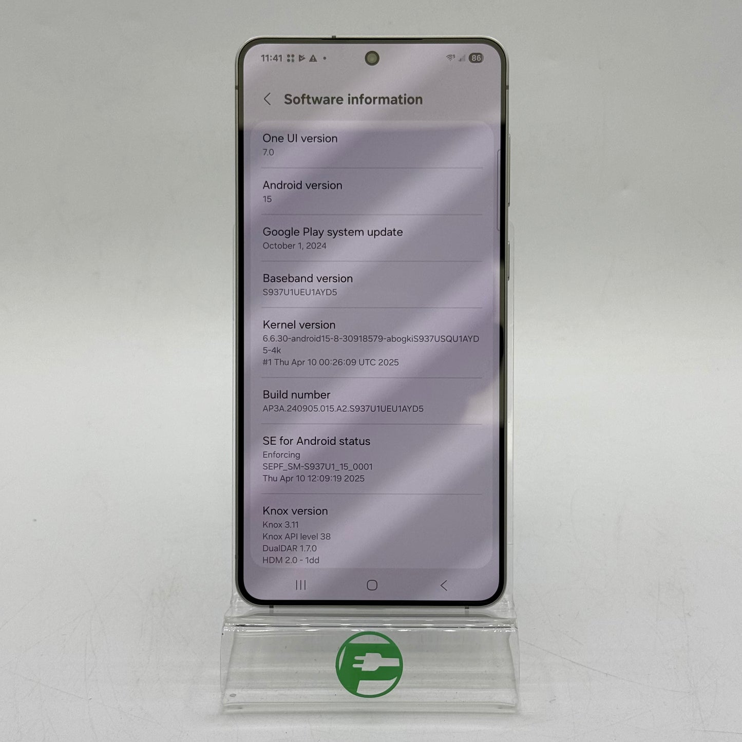 Factory Unlocked Samsung Galaxy S25 Edge 12GB RAM 256GB SM-937U1 Titanium Silver