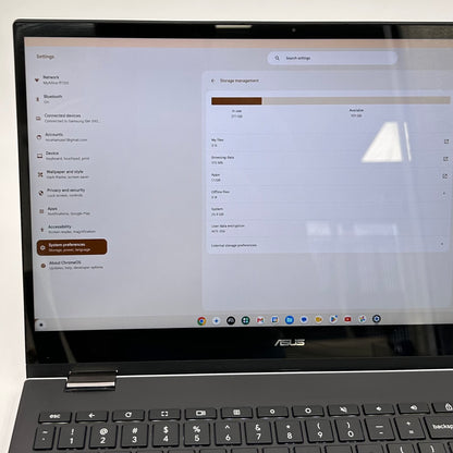 Asus Chromebook flip C536 C536EA-BI3T3 15.6" i3-1115G4 3.0GHz 8GB RAM 128GB SSD