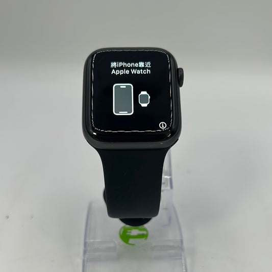 Factory Unlocked Apple Watch Series 6 44MM Silver Aluminum Solo Loop Black